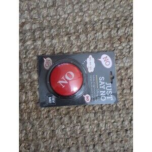 Just Say No Talking Box New Push Button 10 Pre-recorded Sayings NEW!!